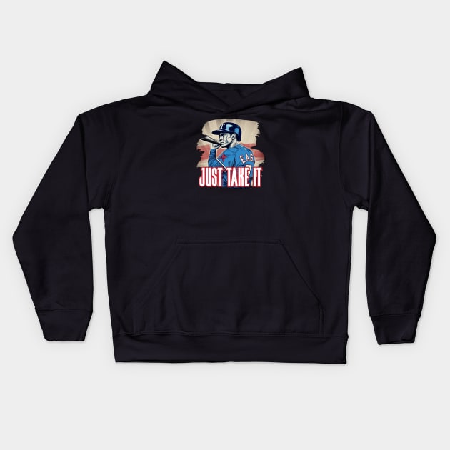 Texas Rangers Kids Hoodie by Pixy Official